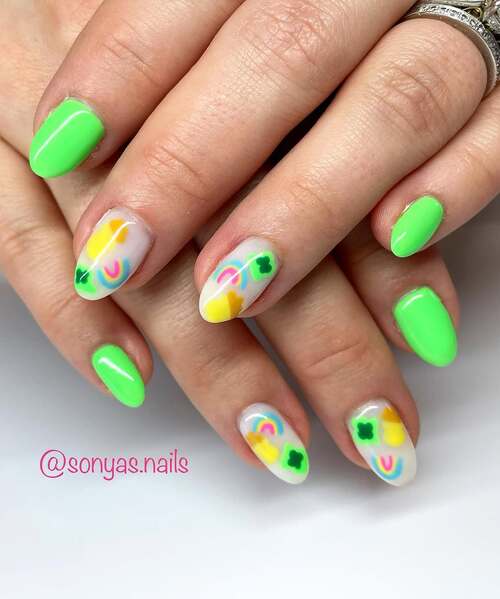 st patricks day nails