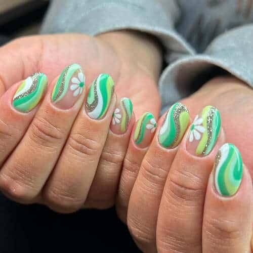 st patricks day nails