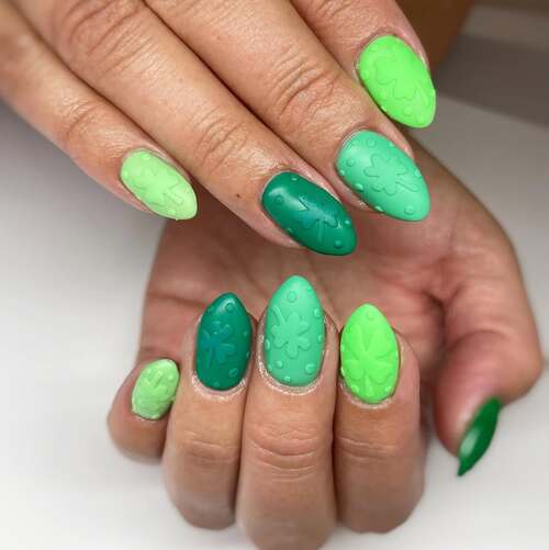 st patricks day nails