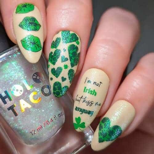 st patricks day nails