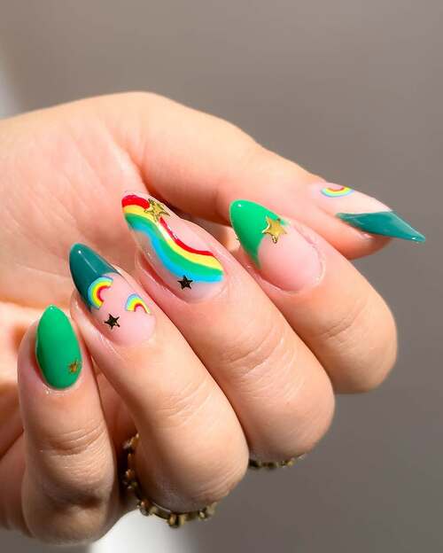 st patricks day nails