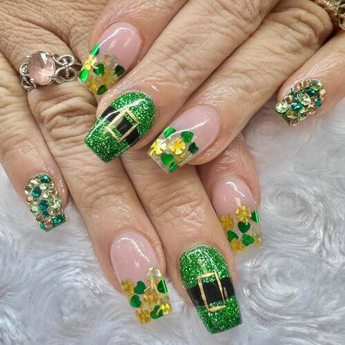 st patricks day nails