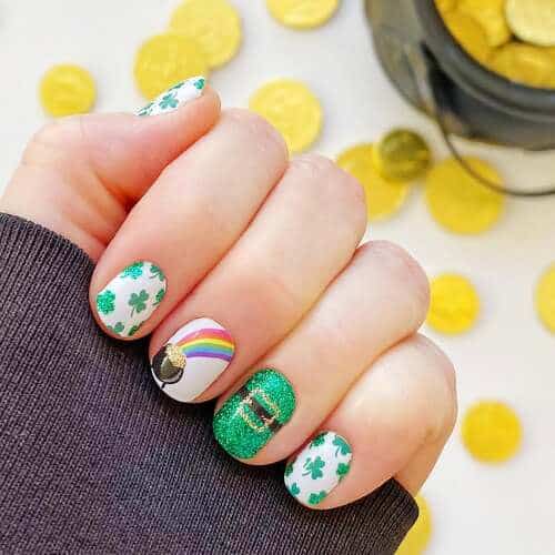 st patricks day nails