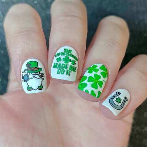 st patricks day nails